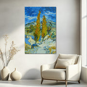 Zwei Pappeln in den Alpilles bei Saint-Rémy – Van Gogh