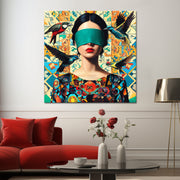 Frau in Mosaik II