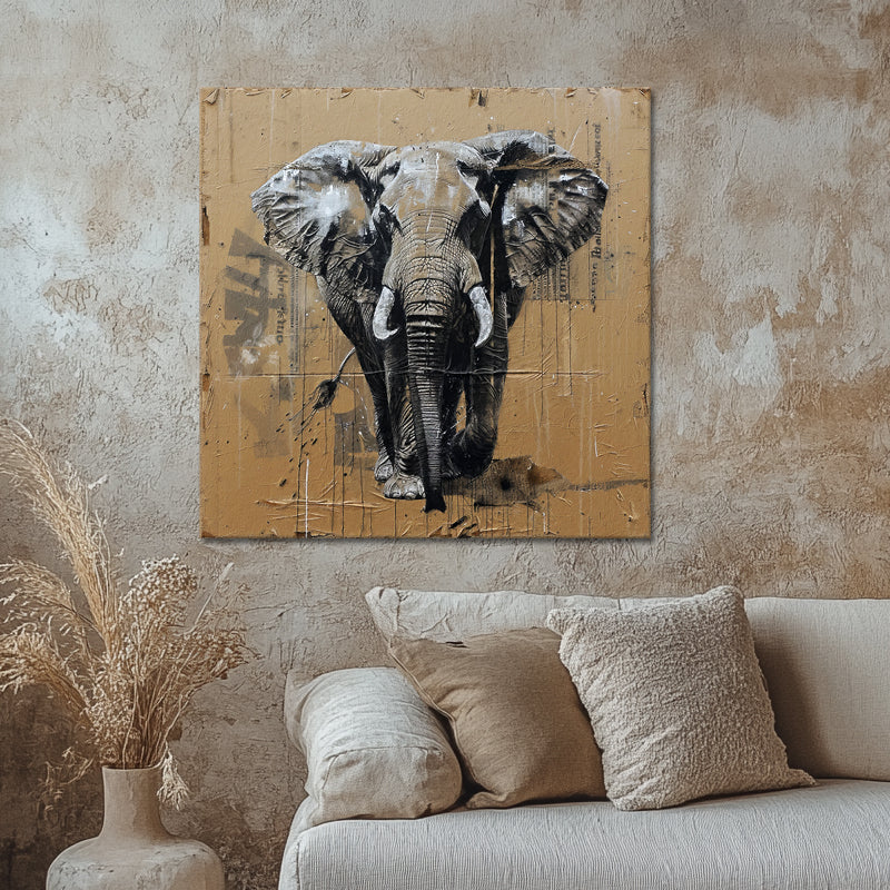 Elefant Mixed Media