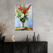 Strauß mit Gladiolen – Monet