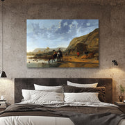Flusslandschaft mit Reitern - Aelbert Cuyp