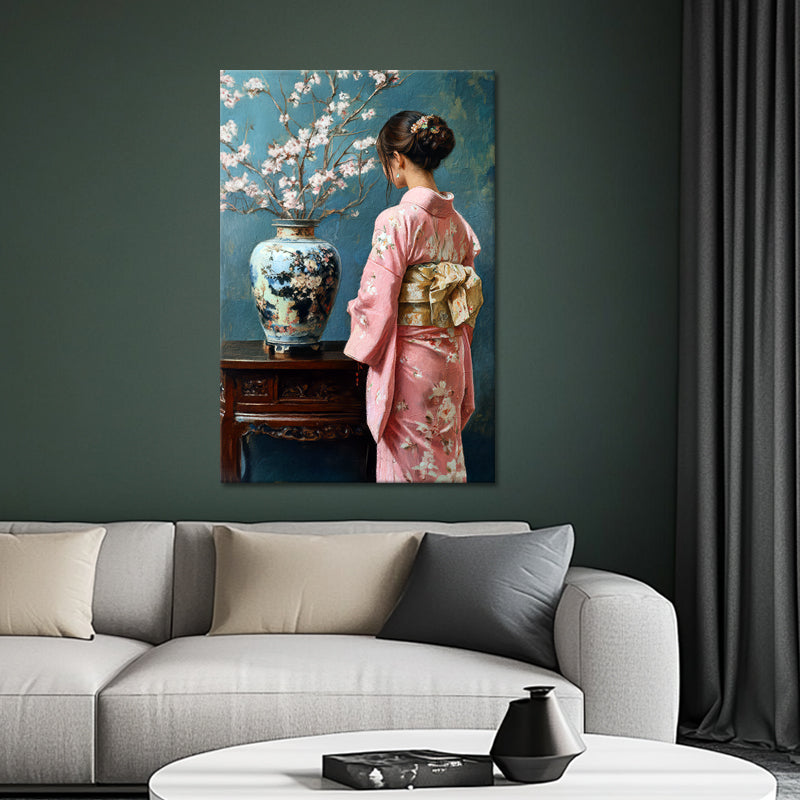 Die japanische Frau Kunst
