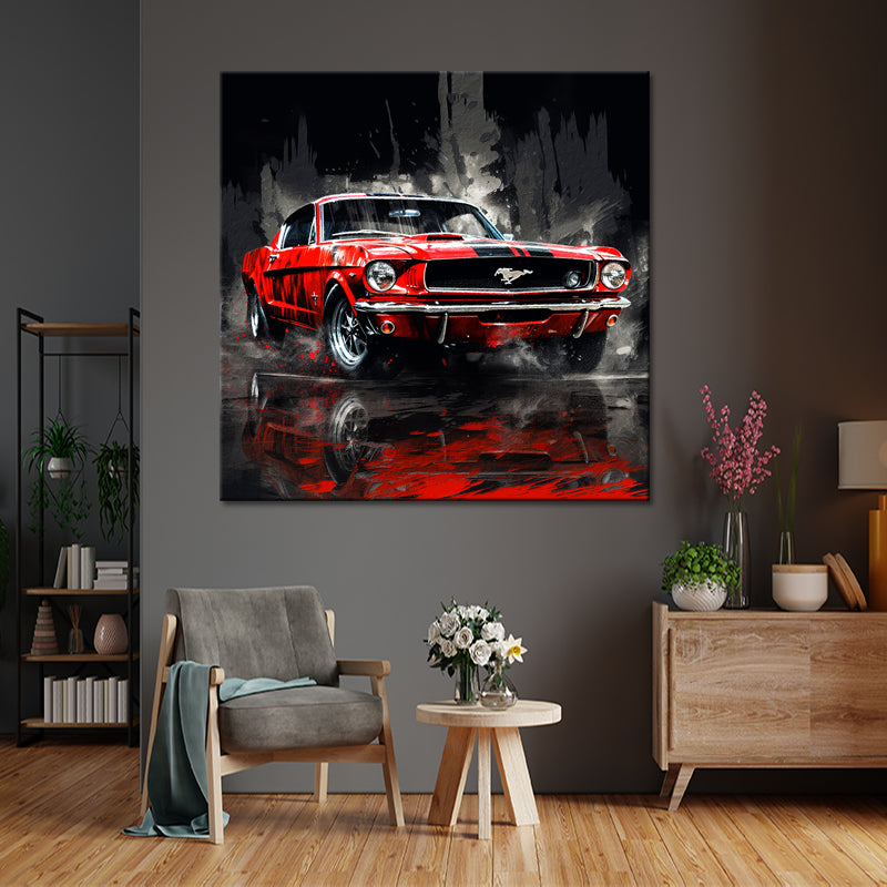 Mustang-Kunst