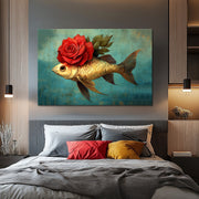 Fisch mit Rose