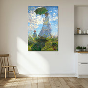 Frau mit Sonnenschirm - Monet