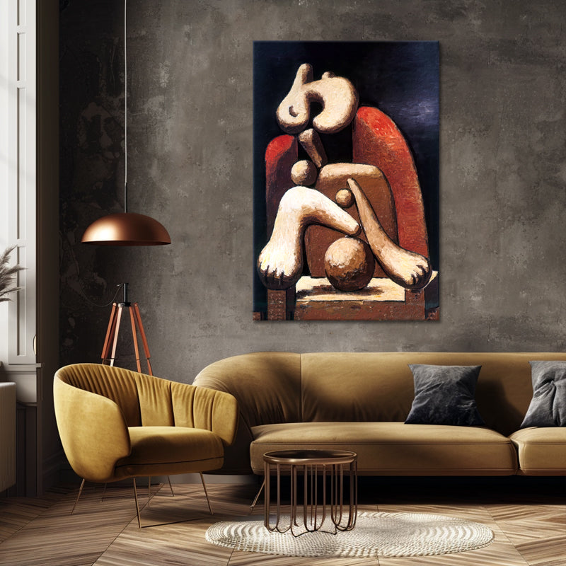 Frau im roten Sessel - Picasso