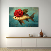 Fisch mit Rose