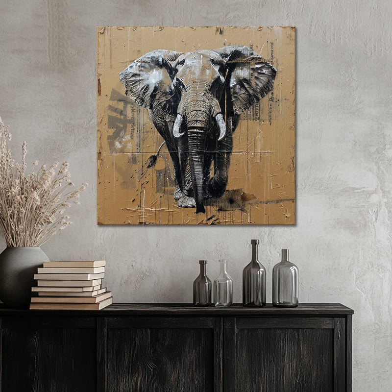 Elefant Mixed Media
