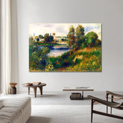Landschaft bei Vetheuil – Auguste Renoir