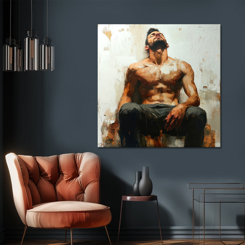 Sitzender Mann III