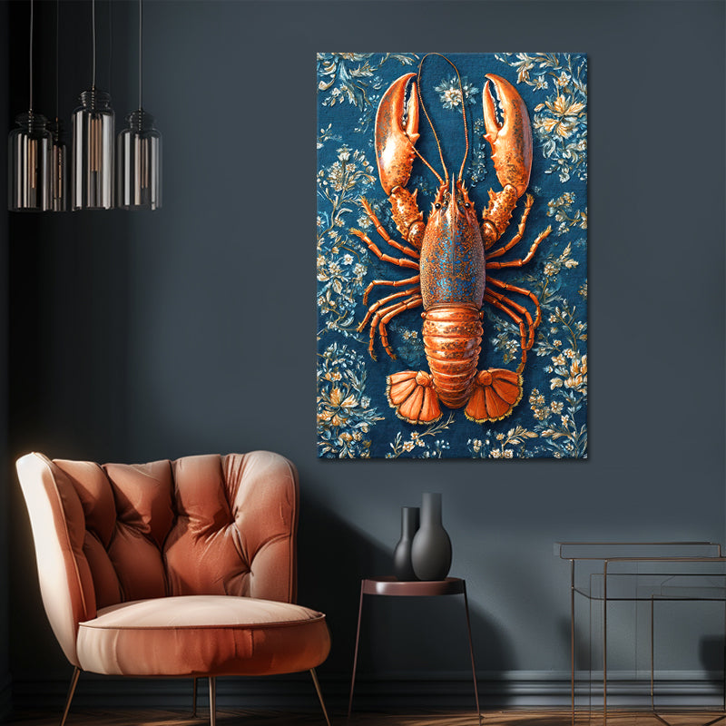 Hummer im Delfter-Blau-Stil III