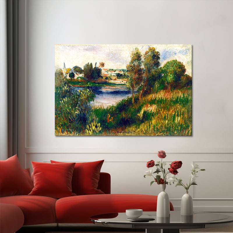 Landschaft bei Vetheuil – Auguste Renoir