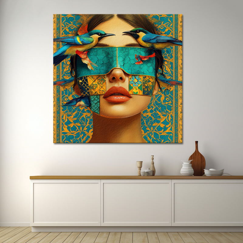 Frau im Mosaik I