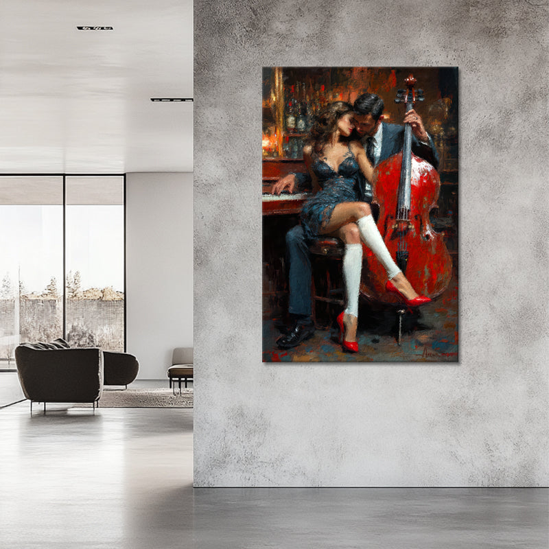 Jazz Gemälde Kunst II