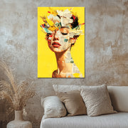Frau Mixed-Media-Kunst