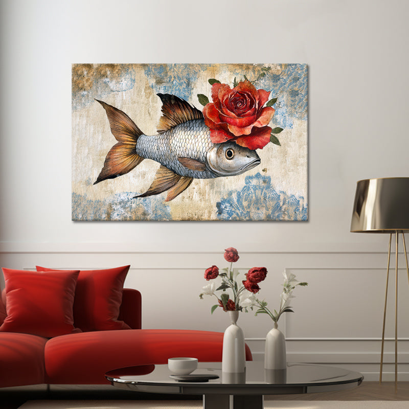 Fisch mit Rose III
