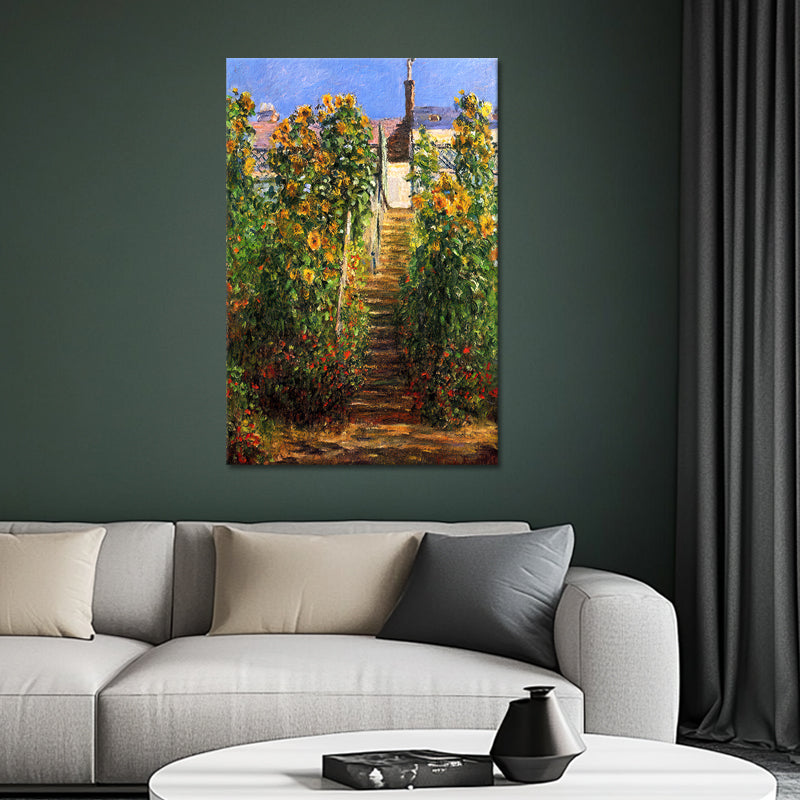 Die Stufen in Vétheuil - Monet