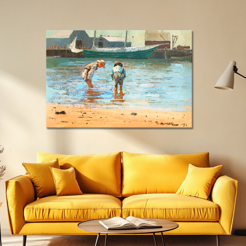 Jungen beim Waten – Winslow Homer
