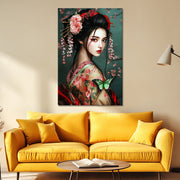 Geisha in traditioneller Kleidung