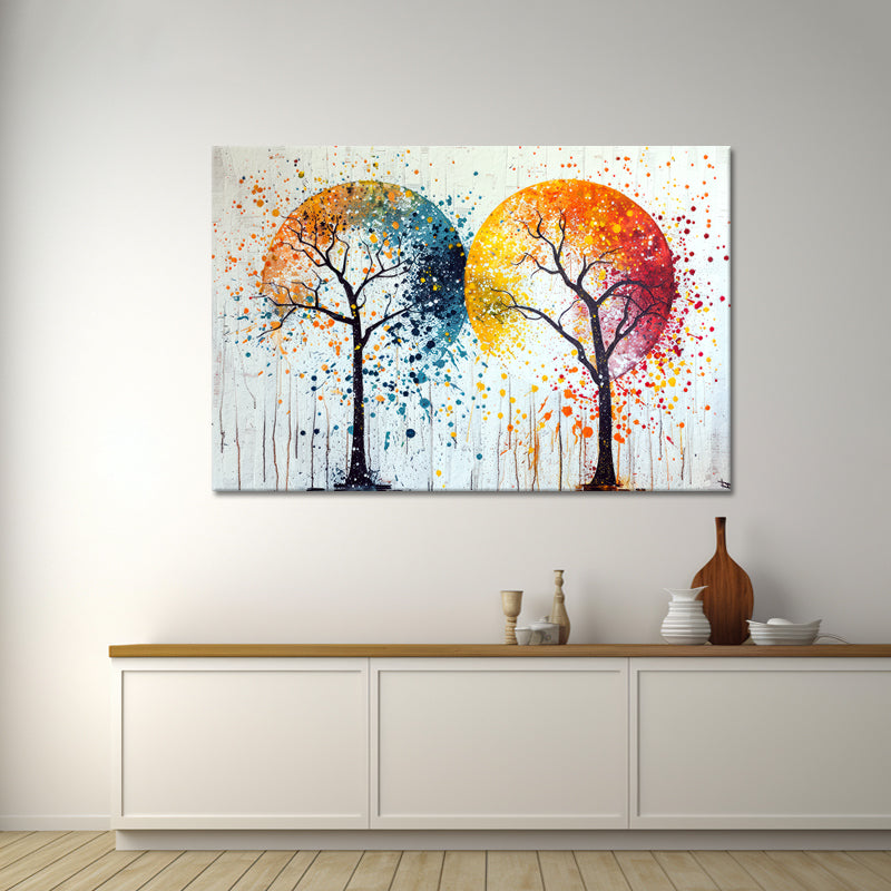Zwei Bäume Kunstgemälde