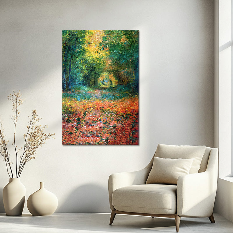 Das Unterholz im Wald von Saint-Germain - Monet