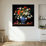 Schöne Vase mit Blumen
