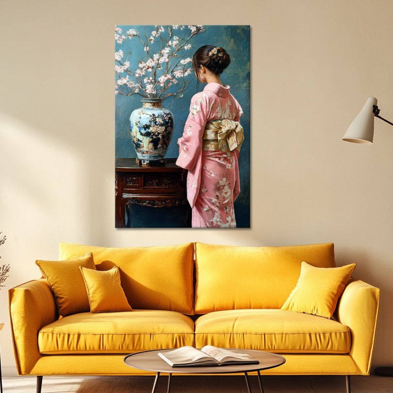 Die japanische Frau Kunst