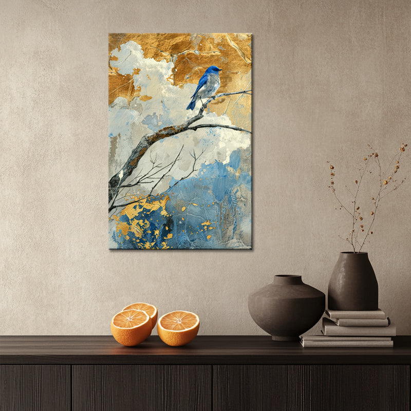 Vogel auf Ast