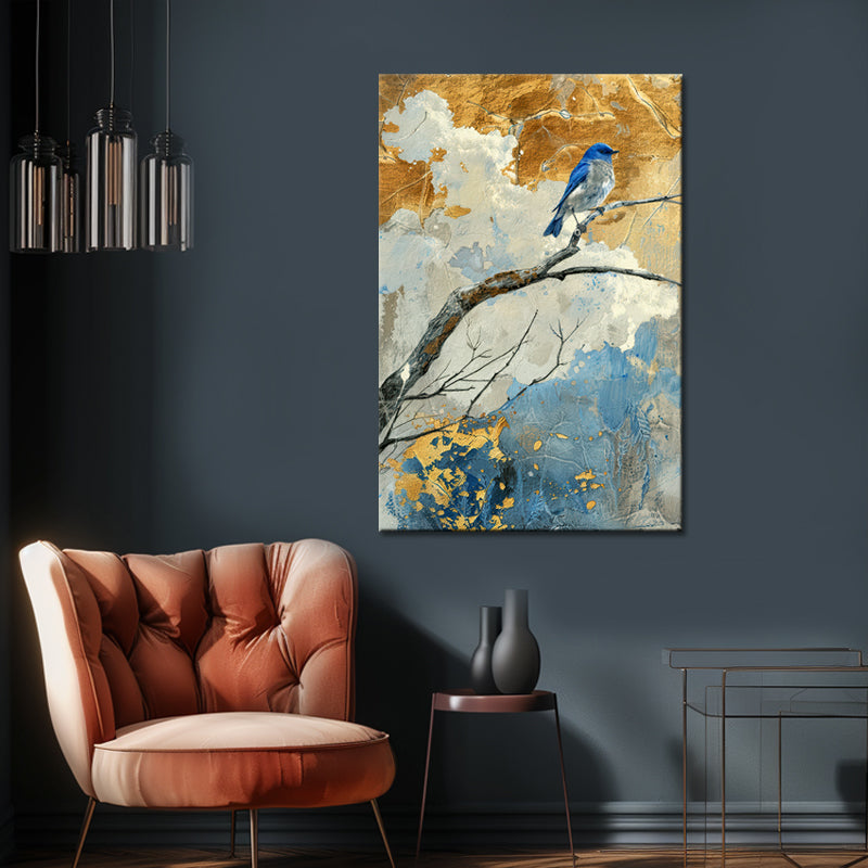 Vogel auf Ast