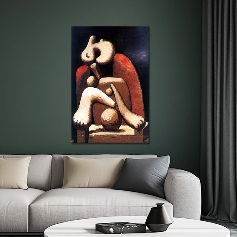 Frau im roten Sessel - Picasso