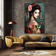 Geisha in traditioneller Kleidung