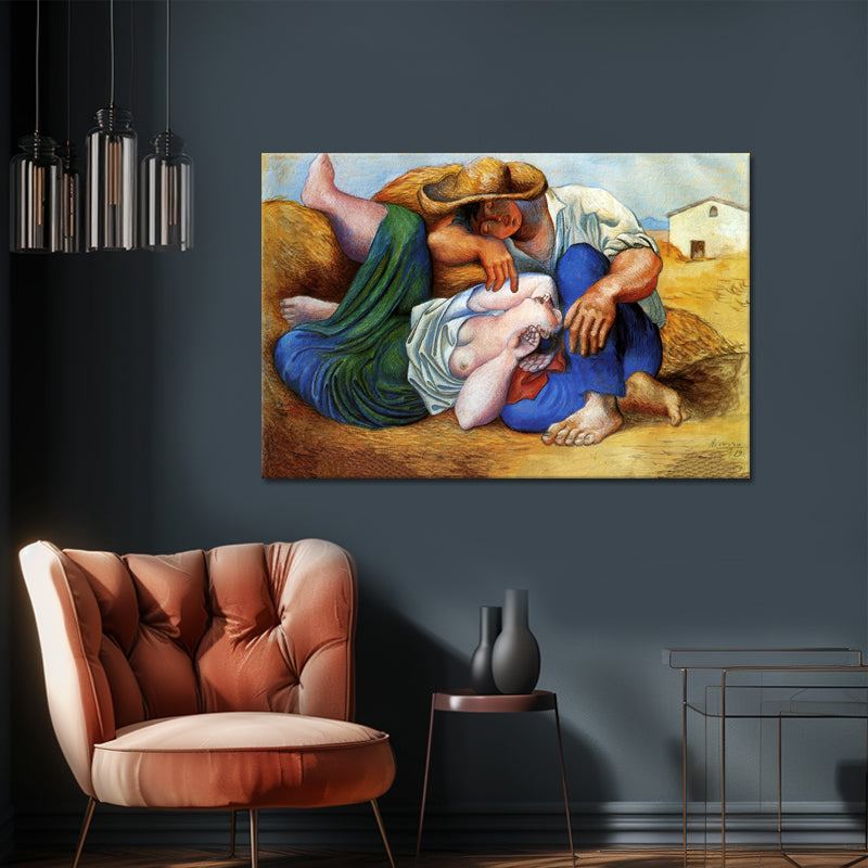 Schlafende Bauern - Picasso