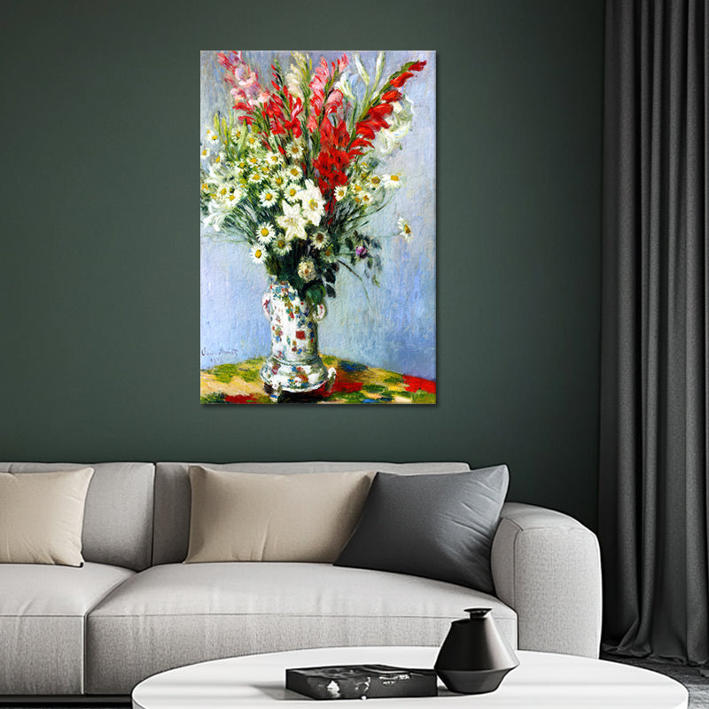 Strauß mit Gladiolen – Monet