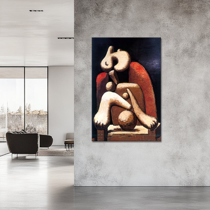 Frau im roten Sessel - Picasso