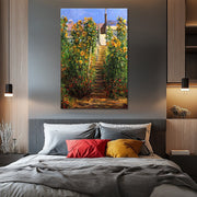 Die Stufen in Vétheuil - Monet