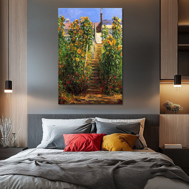 Die Stufen in Vétheuil - Monet