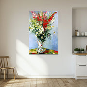Strauß mit Gladiolen – Monet