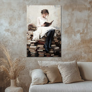 Mädchen beim Lesen II