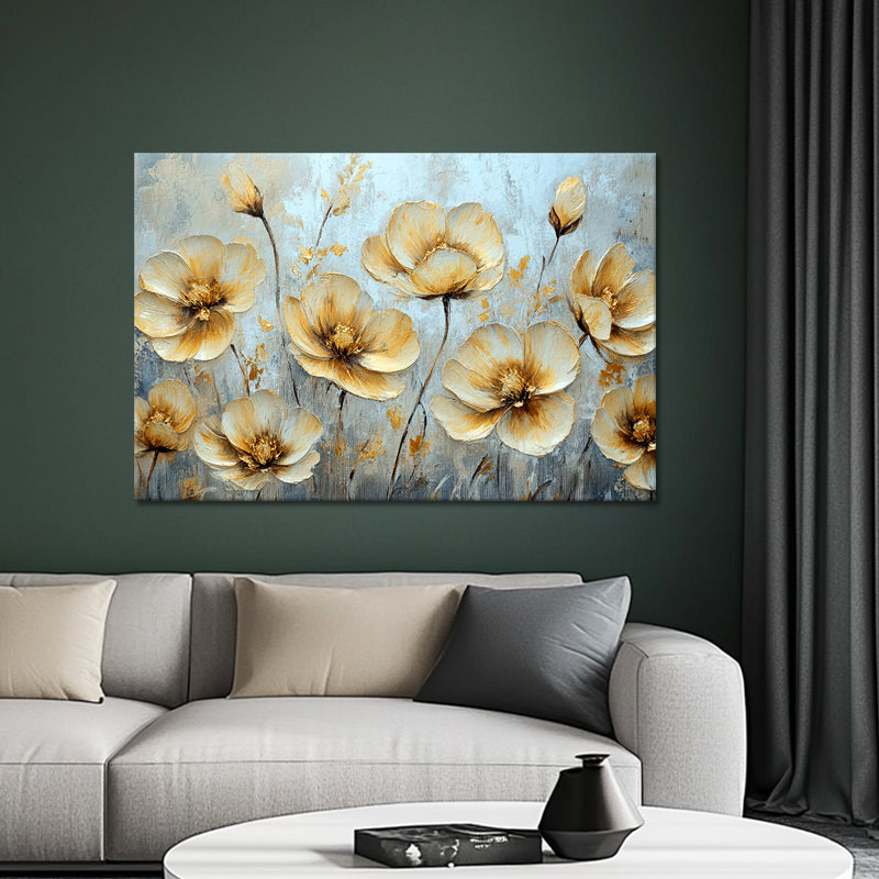 Goldene Klatschmohn-Gemälde
