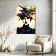 Vintage-Kunst Frau