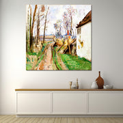 Eine Dorfstraße bei Auvers - Paul Cézanne