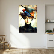 Vintage-Kunst Frau