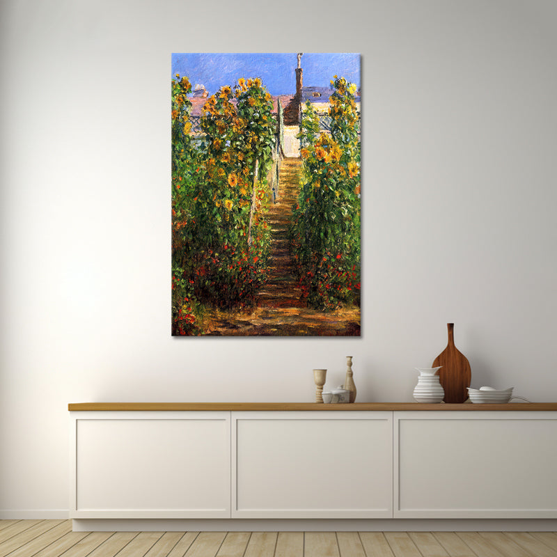 Die Stufen in Vétheuil - Monet