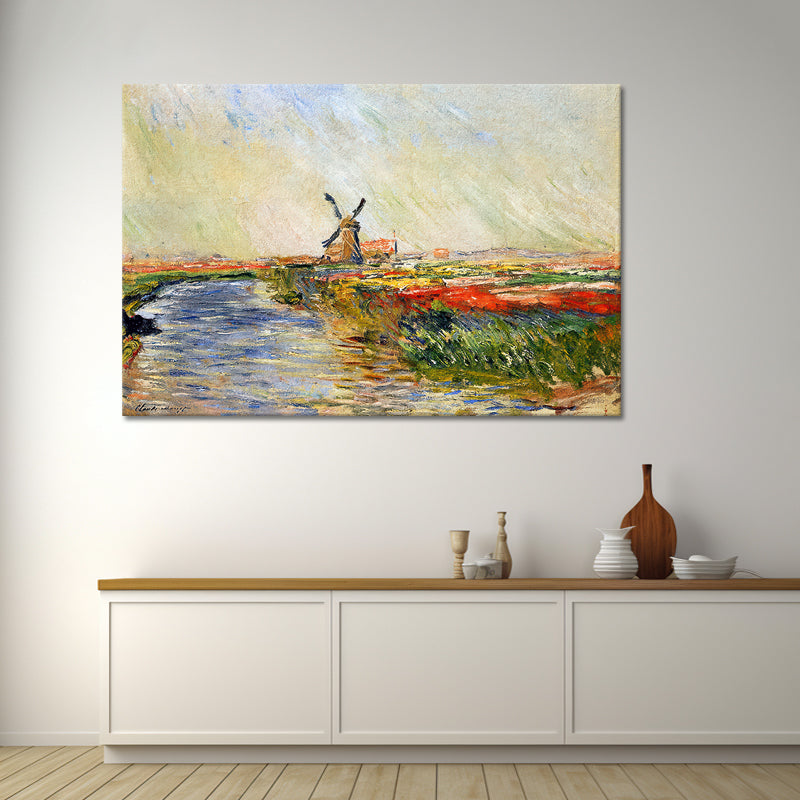 Tulpenfeld in den Niederlanden - Monet