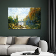 Die Ufer der Seine im Herbst - Monet