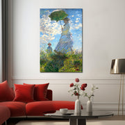 Frau mit Sonnenschirm - Monet