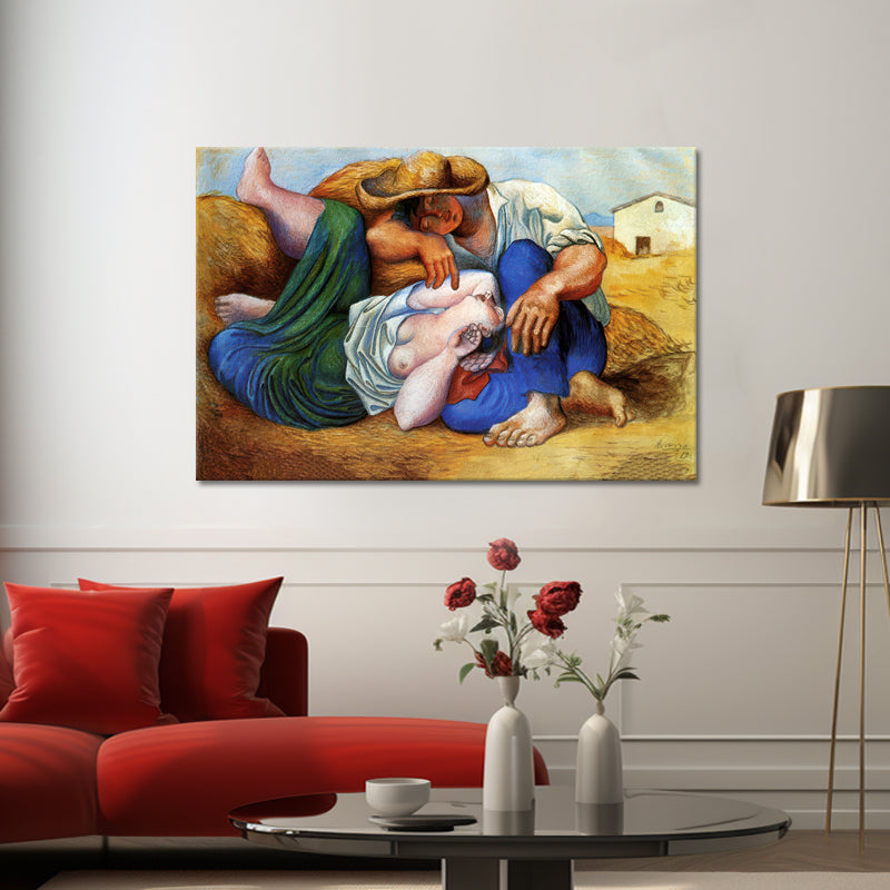 Schlafende Bauern - Picasso