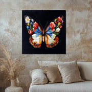 Schmetterling mit Blumen