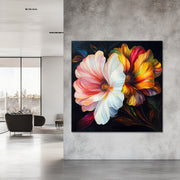 Zwei Blumen Gemälde II