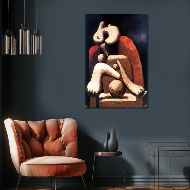 Frau im roten Sessel - Picasso